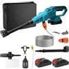 Eznaobo Pulitore ad alta pressione a batteria, 100 bar, pistola ad acqua portatile ad alta pressione con batteria, motore senza spazzole, ugello multifunzione 6 in 1, ugello girevole di 180°, tubo da 380 l/h,