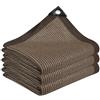 Generico Rete Resistente Ai Raggi UV, Marrone Rete Parasole per Giardino Telo Ombreggiante Occhiellato, pergola Antipolvere, Giardino, Serra, Esterno(5 x 10 m)