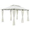 Casaria Gazebo Topas Padiglione 3x4m in Metallo Resistente Idrorepellente con Pannelli Laterali Tendone da Giardino Feste