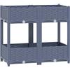 vidaXL Fioriera Rialzata 80x40x71 cm in Polipropilene