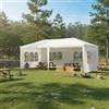 RELAX4LIFE GAZEBO 6M X 3M X 2,5M con Borsa da Trasporto, Struttura Smontabile, Ombreggiatura Temporanea per Giardino, Feste e Campeggio Leggero