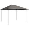 QUICK STAR Tetto di ricambio per gazebo da giardino, 250 g, 3 x 4 m, grigio talpe/beige RAL 7006, rivestimento di ricambio