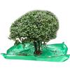 Generic Telo impermeabile per potatura degli alberi, Tarp paesaggistico per potatura, Tappetino per potatura topiaria, Tappetino per potatura dell'albero da giardino con foro da 30 cm e fibbie angolari,