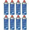 KROWN - Confezione di cartucce K-250 di gas butano 227 g per fornelli bruciatori, cartuccia di gas per campeggio K-250, bombole (17 unità)