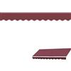 VADO VLTRA Tessuto di ricambio per tenda parasole con mantovana, 3 m/3,5 m/4 m/4,5 m/5 m, strisce in tessuto pesante impermeabile e resistente ai raggi UV, mantovana ondulata per tenda parasole da balcone o