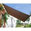 YSPP Telo Ombreggiante 4x4 con Occhielli Traspirante Teli Ombreggianti da Esterno Ombra 90% Protezione Solare Telo Ombra Giardino Terrazzo per Balconi Terrazza Pergola Giardino,brown-4x8m