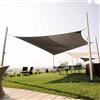 Maanta - Ez Breez Tenda a Vela Ombreggiante Traspirante Rettangolare - Tenda da Sole per Esterno con Protezione UV per Terrazza, Giardino e Piscina (Graphite, 3x4 m)
