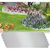 Cecaylie Bordo per Prato in Metallo Bordure per Giardino Bordo per Prato Zincato Bordo per Aiuola per Fiori Bordo per Prato in Lamiera 5 m 10 m 15 m 20 m 25 m 30 m 35 m 40 m 45 m 50 m Bordo per Taglio