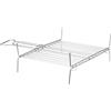 House Collection HSC0667 - Griglia barbecue, Graticola, 13 barre verticali, a Conchiglia, Acciaio, 25 x 30 cm