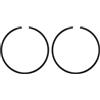 M METERXITY 2-Pz Fasce Elastiche per Pistone da 44mm x 1.5mm Fasce Elastiche Standard per Motoseghe Elettriche, Parti di Ricambio [Nero]