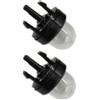 Vilgftyiet Pompa carburante di ricambio per decespugliatore Stihl FS 300, FS 350, FS 400, FS 450, confezione da 2, diametro del vetro della pompa 15 mm, diametro completo 21 mm, distanza tra le anse