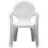 Scab Rudiano SAB328 Poltrona Intrecciato, Bianco