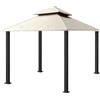 freigarten.de fregarten.de - Tetto di ricambio per gazebo 3 x 3 m, impermeabile, materiale: PVC Panama Soft 370 g/m² extra forte, modello 6