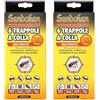 Sandokan Trappola Ecologica Automontante - 12 Trappole per Scarafaggi, Forficule, Scorpioni e Millepiedi - Senza Insetticida, Pronta all'Uso, Efficace per Interni ed Esterni - Pack Convenienza (2CONF DA 6PZ)