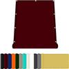 FENYIGE Telo Copertura Pergolato 120 x 250 cm Impermeabile Panno Ombreggiante Tenda Traspirante in Pes per Protezione Dai Raggi UV Adatte per Piscina Feste e Spazi Esterni, Weinrot