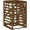 vidaXL Copribidone 84x90x128,5 cm in Legno Massello di Pino