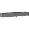 vidaXL Fioriera Rialzata 160x40x23 cm in Polipropilene