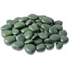 Tecnokit Tera Pietre Verdi per vasi e acquari, ciottoli Decorativi Colorati in plastica, sassolini da Giardino, Dimensioni 3-4 cm (Small, Verde)