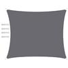 GLIN Tenda da Sole Tenda a Vela Impermeabile Rettangolo Quadrato Triangolare Tendalino 4.5x6m Tenda da Sole Telo Parasole Ombreggiante per Esterno Terrazzo Balcone Giardino Grigio