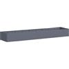 vidaXL Fioriera Antracite 360x80x40 cm in Acciaio, Vaso per Piante, Supporto per Piante, Letto rialzato, Supporto per fioriera, Vassoio per Piante