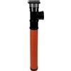 ScarMaxx - Pozzetto di drenaggio con Tubo DN 110-1m - Tubo di drenaggio con griglia, Fori e Contenitore per i residui - Drenaggio efficiente dell'Acqua piovana - Nero