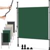 KESSER® Tenda da sole verticale, 150 x 310 cm, allungabile e opaca, tenda da sole verticale con manovella senza foratura, protezione per balcone da sguardi indiscreti e dal vento, per giardino e