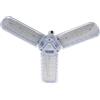 MagiDeal LED Grow Light E27 Growing Lamp Grow Bulb Completo per Piante Verdure Fiore, 36W 3 Ante 335mm