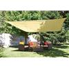 GARDEN TEAM Tenda Parasole Vela OMBREGGIANTE Quadrata 5X5 Metri Protezione Solare Raggi UV - Impermeabile - Resistente - Ecru
