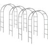 TecTake Arco giardino in ferro per rampicanti Arco per rosa decorationi | - disponibile in diverse quantità- (4 Pezzi | no. 402661)