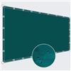 ZQXFZ Telo Frangi-vista Balcone 60x300cm Telo Oxford impermeabile 160g/㎡） Telo Balcone Con Occhielli E FascettaTelo Frangivento -Verde Scuro.