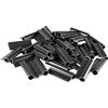 Sorton Clip di Fissaggio in PVC per recinzioni, balconi |Fissaggio, Clip di serraggio per Schermo Privacy, Giardino, Esterno (4,5 cm - 100 Pezzi, Antracite)