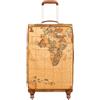 Alviero Martini 1A Classe Alviero Martini Unisex Trolley Medio BVG5116000 Cotone Beige Taglia Unica