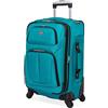 Swiss Gear Sion Softside Bagagli con Ruote Spinner, Foglia di t (Verde) - 6283636156