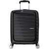 American Tourister Flashline - Spinner S, Handgeck con caricatore anteriore, 55 cm, 34 L, nero (ombra nera)