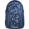 Coocazoo Mate - Zaino per la scuola, ergonomico, regolabile in altezza e dimensione, con cintura toracica e cintura in vita, Boho Glam - Blu, Boho Glam