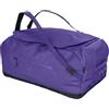 EVOC DUFFLE BAG 100 Borsa da viaggio e per attrezzatura impermeabile (borsa da viaggio con tracolla rimovibile, tasca esterna separata, senza PVC, taglia L), viola - nero
