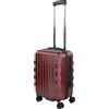 bugatti Galatea valigia rigida 55x38x23,5 cm - 38L, 4 ruote con chiusura a combinazione TSA, rosso