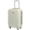 CABIN GO 5590R Valigia, Trolley Viaggio Rigido ABS, Trolley rigido con ruote girevoli 55x40x20