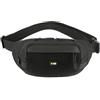 M-Tac Waist Bag Black - Marsupio da città con cinturino regolabile, scomparto principale e tasca con cerniera, nero, Nero , 15/25/10 cm, Borsa in vita