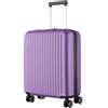 R.Leone Ryanair 55x40x20 cm Valigia Trolley Bagaglio a mano 4 Ruote in ABS Autonomo 999 (Viola, Valigia 55x40x20 cm)