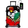 TOKYOTO - Valigia Da Cabina Divertente Per Bambini Ragazzi Adolescenti Fans Dei Cartoni Animati flamenco spagnolo Bagaglio Mano USB 55x40x20 cm Trolley 55x35x20 Valigia Rigida 10 Kg Flamenca
