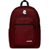 Invicta Jelek Plain Zaino Scuola Media Ragazzo Ragazza, Scuola Superiore, Tinta Unita, Scomparto PC, Tasca Borraccia, bordeaux
