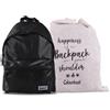 Colourbook Zaino Casual Elite 23 Litri Prisma Nero - Zainetto con Cuciture Rinforzate, Zip Anti-Inceppamento e Schienale Ergonomico Imbottito, 41x31x16 cm