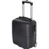 Valigeria.shop Valigetta Bagaglio a Mano 40x30x20 cm Uomo Donna Ragazzo Ragazza Bambini Rigido 2 Ruote Maniglia Telescopica Valigia Compatta Piccola da Cabina Ryanair EasyJet Multicolore Offerta Mod:1203 (Nero)