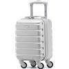 Flight Knight Valigia Rigida Leggera Per Bambini Con 4 Ruote - Approvata Senza Ulteriori Costi Per Easyjet, Ryanair E Molte Altre - Bagaglio a Mano Cabina Per Bambini Bagaglio a Mano 40x20x25 Cm