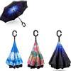 SLS SHOP 3X Ombrello Inverso Automatico Reversibile Antivento Apertura Automatica al Contrario Pioggia