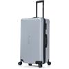 CELIMS - Valigia Grande 75 cm con ripiani | Lucchetto TSA | ABS ultra-resistente | Ruote 360° | Grigio