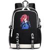 LKY STAR Zaino Blue Lock Anime, Design Nero e Bianco, 45x31x16 cm, Spallacci Imbottiti Traspiranti