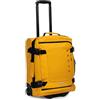 KADVA Valigia da Viaggio su Ruote Lazio I Bagaglio a mano da 74 Litri I Soft Shell con 2 Ruote I Telaio Telescopico I Peso 3,3 Kg I Colore Giallo