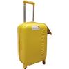 PRESTIGE & DELUXE Valigia Trolley da cabina in ABS One Time Pool Over Gialla - 4 ruote in gomma - H max manico 43 cm Porta badge in PVC trasparente